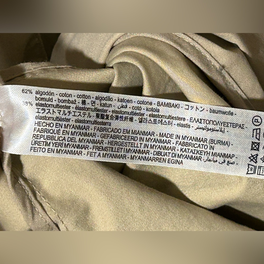 Zara Beige Trench Coat with Brown Sweater Accent - Picture 8 of 8